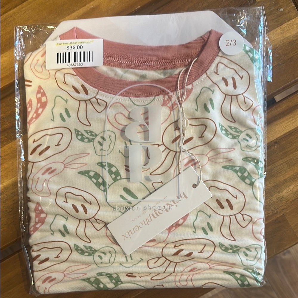 Trippy Bunny Toddler T-Shirt Dress